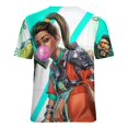thumbnail image 6 of Apex Legends Womens T-Shirt Round Neck Short Sleeve Tee Shirts Summer Breathable Tops Blouse XL, 6 of 8