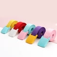thumbnail image 3 of Children's Macaron Colour Blocking Canvas Belt Unisex Jeans Accessories Simple Versatile Colourful Belt Plastic Buckle, 3 of 6