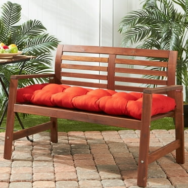 Greendale Home Fashions Salsa 51-inch Outdoor Red Bench Cushion (Cushion Only)