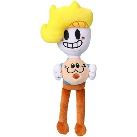 Yellow Boys plush toys,Bryson and Ham plush toys,Haminations plush toys,cartoon anime Haminations plush toys for birthday gift # 06(color: B,size: 35cm/13in)-抱火腿黄头发男孩35cm