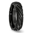thumbnail image 4 of Titanium Black Ti Safari Domed 6.50mm Band, 4 of 6