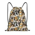 thumbnail image 1 of Bingfone Cute Dog Drawstrings Backpacks Bags for Men Women Gym Drawstrings Bag-Small, 1 of 6