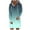 Green, variant on TINZ Women's Gradient Print Long Sleeve Hooded Fashion Sweatshirt Dress Casual Comfortable Style For All Seasons Women Zip up Hoodie Dress Sweatshirt Dress
