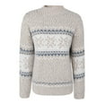 thumbnail image 7 of Women's 2025 Fall Winter Sweaters Turtleneck Trendy Snowflake Printed Long Sleeve Knitted Tops Soft Stretchy Comfy Warm Pullover Blouses, 7 of 7