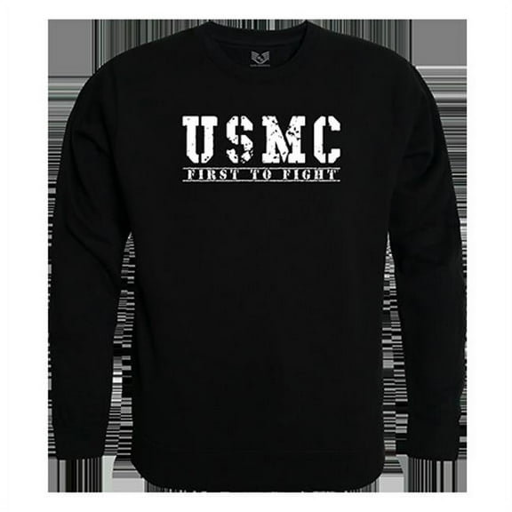 Rapid Dominance  First 2 Graphic Crewneck Sweatshirt, Black - 2XL