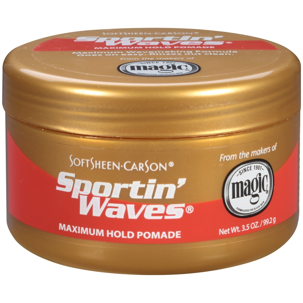 SoftSheenCarson Sportin' Waves Maximum Hold Hair Pomade, 3.5 Oz