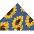 thumbnail image 4 of Brilliant Sunflower Tapestry Wall Hanging Tapestries Happy Colorful Hippie Psychedelic Art Polyester Carpet Wall Decorative for Living Room Bedroom 60x40inch, 4 of 7
