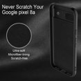 thumbnail image 6 of Designed for Google Pixel 8a Case, Slim Liquid Silicone for Women Men with Scratch-Resistant Microfiber Lining Shockproof Soft Silicone Protective Phone Case for Google Pixel 8a (Black), 6 of 16