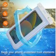 thumbnail image 4 of Funda impermeable para teléfonos Sonix, color azul gelatina, para teléfonos de hasta 6.9 pulgadas, 4 of 9