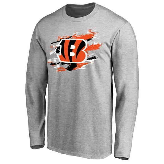 Men's Ash Cincinnati Bengals True Colors Long Sleeve T-Shirt