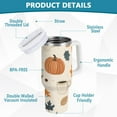 thumbnail image 2 of Yayeee 30oz Stainless Steel Tumbler with Straw and Handle Double-Wall Insulated Travel Water Bottle, Fall Books, 2 of 8