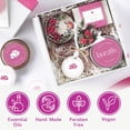 thumbnail image 4 of Cestas de regalo de spa LaurGifts con aroma a rosa y jazmín para mujer, 4 of 9