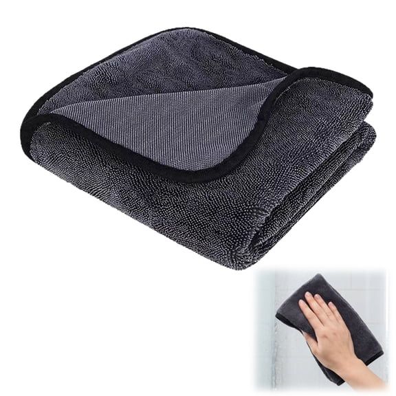 JeaverCloth Microfiber Window Cleaning Cloth, Streak‑Free Lint‑Free Glass Wipes, Reusable Cleaning Towel for Windows Mirrors Sliding Glass Doors