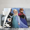 thumbnail image 3 of Couverture Ultra Douce Chaude Frozen pour Salon Chambre Lit Canapé 60"x50 Pouces, 3 of 9