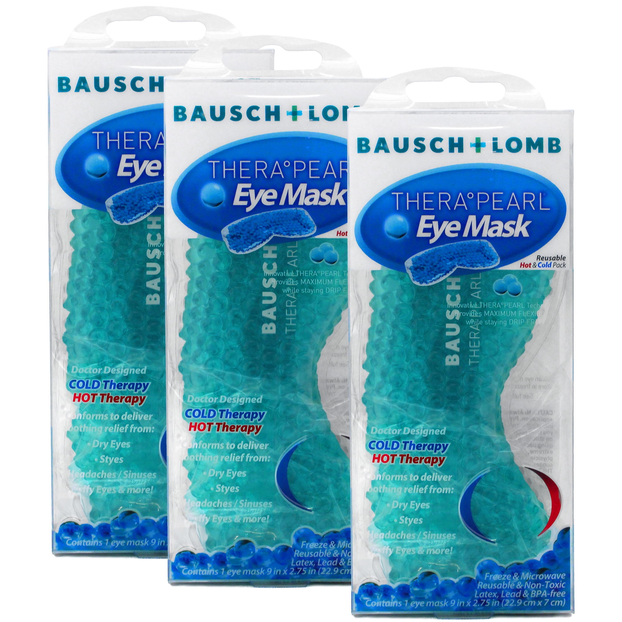 Therapearl Cold & Hot Eye Mask 1 ea (Pack of 3)