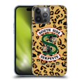 thumbnail image 1 of Head Case Designs Officially Licensed Riverdale South Side Serpents Leopard Logo Soft Gel Case Compatible with Apple iPhone 14 Pro Max, 1 of 7