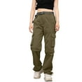 thumbnail image 3 of Women's Outdoor Windbreaker Pants with Multiple Detachable Pockets Quick Drying Elastic Waist for Hiking and Travel, 3 of 9