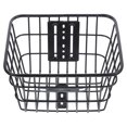 thumbnail image 1 of Miangastore Iron Storage Basket Folding Basket Durable Hanging Basket Front Handlebar Basket for Bike Riding Cycling, 1 of 9