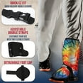 thumbnail image 3 of Exxact Sports Batter's Baseball Leg Guard with Adjustable Straps, Shin Guard Baseball - (Tie Dye, Adult - Right Handed Hitter), 3 of 7