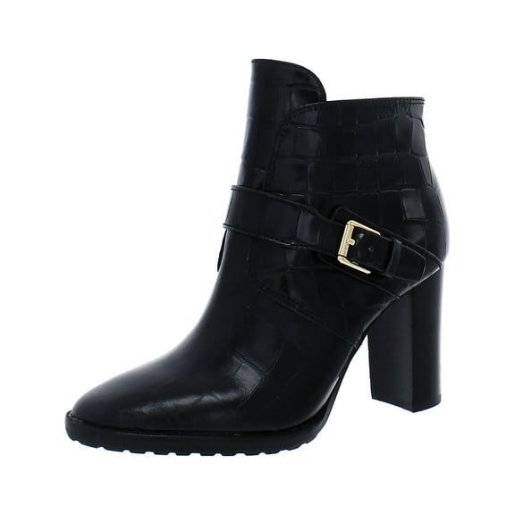 Lauren Ralph Lauren Womens Mailyn Leather Embossed Ankle Boots