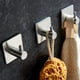 thumbnail image 5 of 4, ganchos para toallas autoadhesivos, ganchos para batas, ganchos de pared, soporte para toallas de baño y cocina de acero inoxidable, gancho para ropa, sin perforaciones Sailing  Electrónica, 5 of 5