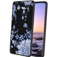 thumbnail image 1 of Compatible with Samsung Galaxy S10+ Plus Phone Case, Blue-Flowers-5 Case Men Women, Flexible Silicone Shockproof Case for Samsung Galaxy S10+ Plus, 1 of 1