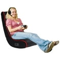 Sylvania Bluetooth & Floor Rocker Swivel Gaming Chair, Black