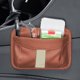 thumbnail image 1 of Bolsa de almacenamiento para coche con soporte para teléfono | Organizador de malla adhesiva para coche | Bolsa colgante con múltiples bolsillos y compartimento para guardar llaves, tarjetas y, 1 of 6