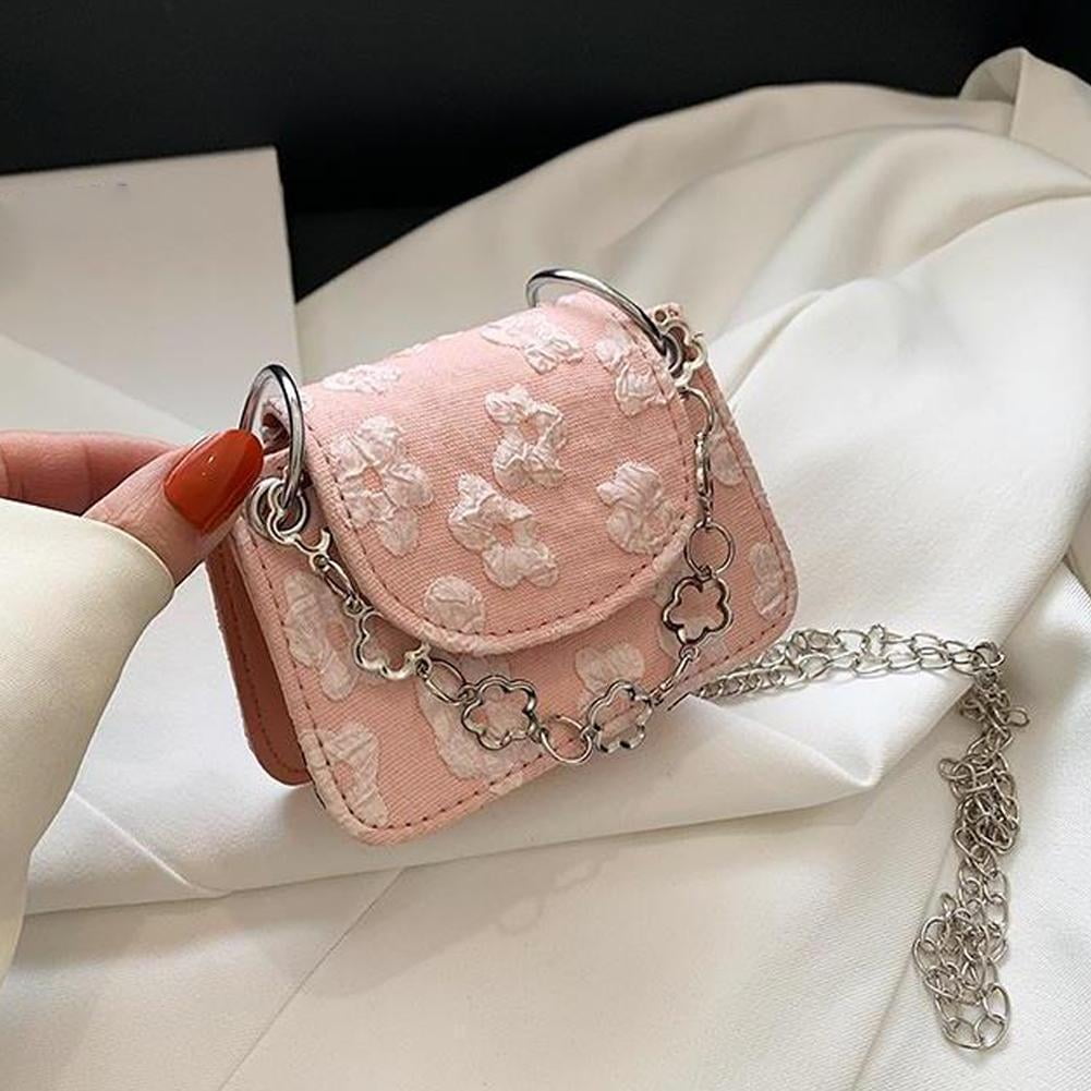 VOPPV Mini Square Bag Chain Handle Single Shoulder Crossbody