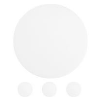 WEUVEB 4Pcs White DIY Light Diffuser Sheet for Round Drum Lampshades Home Lighting