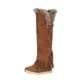 thumbnail image 2 of Botas largas para mujer Botas de nieve sin cordones en punta Botas de algodón de terciopelo Cálidos zapatos de algodón sólido Botas planas de caballero Wmkox8yii ghj1182, 2 of 4