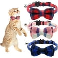 thumbnail image 1 of Kitten Collar 3 Pack Adjustable Comfortable Cute Safety Buckle Collars for Small Kitty Cat Dogs Pets- (3 Pack), 1 of 7