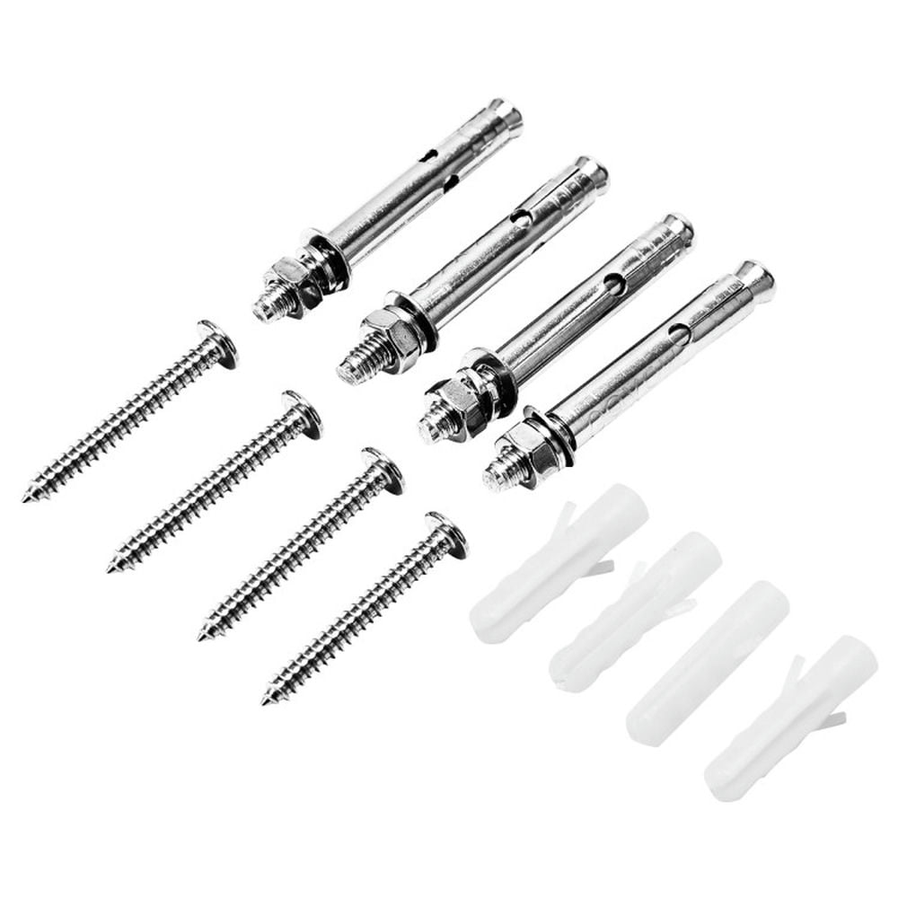 Finihen Towel Rack, Towel Holder, Stainless Wall Mounted Expandable Clothes Drying Towel Rack, for Bathroom, laundry Room, Silver