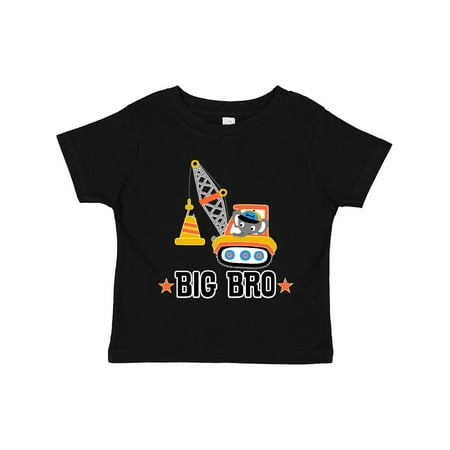

Inktastic Big Bro Announcement Construction Truck Brother Gift Toddler Boy Girl T-Shirt