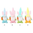 thumbnail image 4 of Monstrate Decoraciones de Pascua Festival Prop Decoración de fiesta de primavera Diseño de escena Adorno de ambiente Sentado Conejo Gnomo Kits de decoración para fiestas Amarillo, 4 of 6