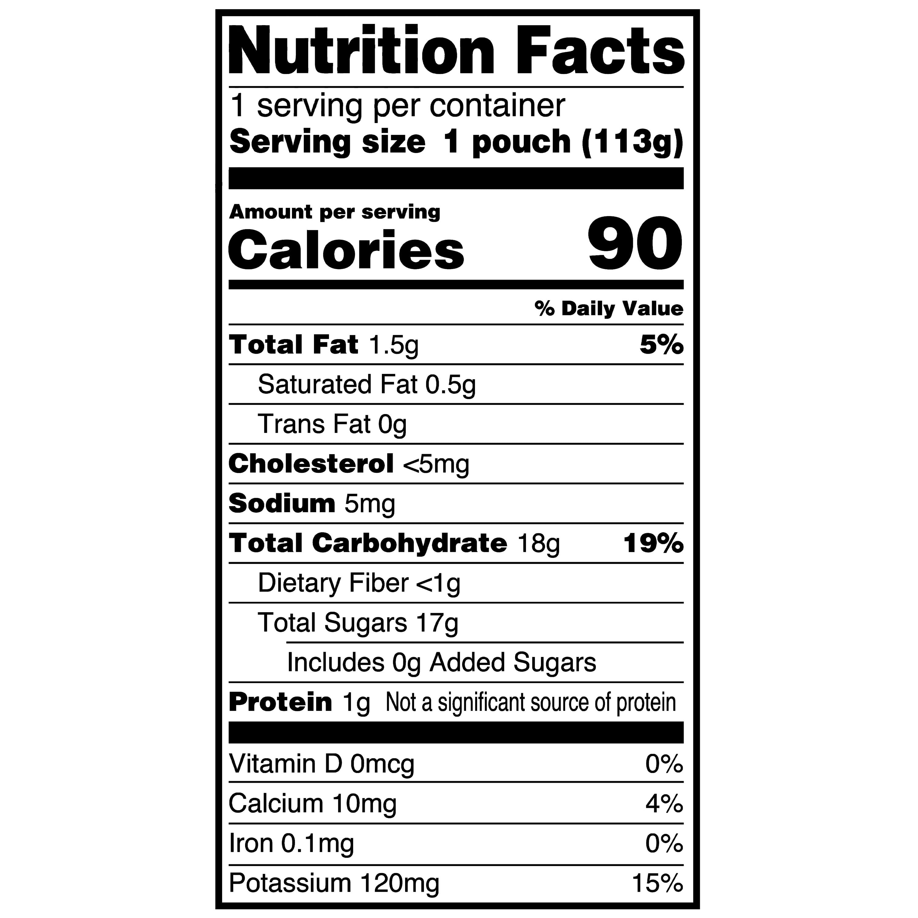 (12 pack) Parent's Choice Organic Stage 2 Baby Food Apple, Banana, and Peach Fruit and Yogurt Puree, 4 oz Pouch