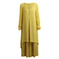 thumbnail image 3 of Robe Décontractée Ample pour Femme, Unie, à Manches Longues, Boho, Longue, Maxi, 3 of 7