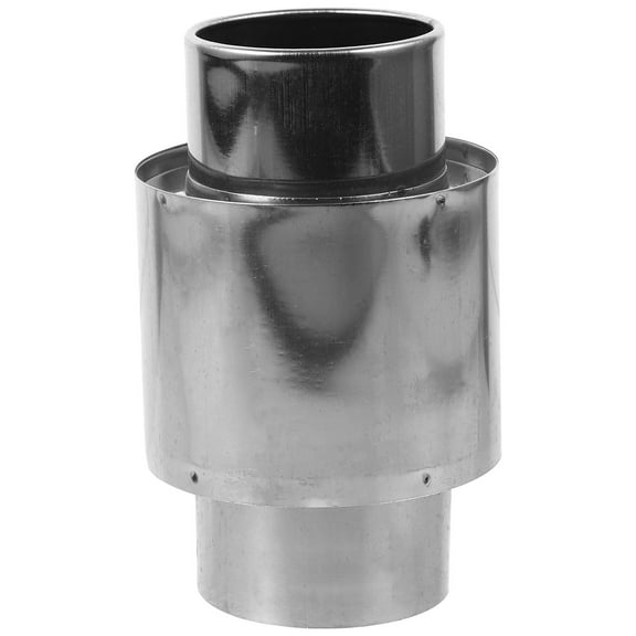 Soimiss Silver Stainless Steel Ventilation Connector for Gas Water Heater with Backflow Prevention
