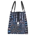 thumbnail image 4 of Vsdgher Function Source Code Print Insulated Reusable Bags with Sturdy Zipper and Handles, Foldable Totes for Hot or Cold Food Bring or Delivery, 4 of 8
