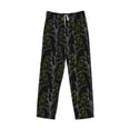 thumbnail image 4 of Goofa Lilies Flowers Printed Soft Pajama Pants for Men, Wide Leg Comfy Casual Lounge Yoga Pants-Small, 4 of 9