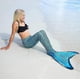 thumbnail image 3 of Cola de sirena resistente al desgaste para niños para nadar, monoaleta incluida AgreenM, 3 of 5