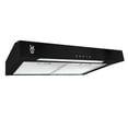 thumbnail image 1 of Campana Cocina Extractora De Pared 50 Cm Acero Inox Luz Led negro 50 cm, 1 of 9