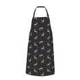 thumbnail image 2 of Picia Christmas Deers Waterproof Apron for Unisex Adult - Adjustable Bib Apron with Pockets, Ideal for Cooking, Gardening, Painting, and Household Chores, 2 of 9