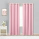 thumbnail image 1 of Cortinas Koufall Pink Blackout de 213 cm para dormitorio de niñas, 2 unidades, 1 of 8