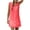 Red, variant on Rutainlusire Sleeveless Dress for Summer for Women Women's Slim Fit Summer Casual Fashion Lace Sleeveless Solid Color Ball Dress