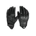 thumbnail image 1 of Guantes De Moto 100% Cabra Piel Táctil Talla G Con Agujero Malubero Negro, 1 of 4