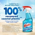 thumbnail image 3 of Windex Glass Cleaner Spray Refill, Original Blue Window Cleaner Works on Smudges and Fingerprints, Bottle Made from 100% Recovered Coastal Plastic, 2L, 3 of 3