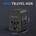thumbnail image 5 of World International Travel Plug Adapter, Universal Travel Adapter Powerful 35.5W with Pd, QC 3.0 Dual USB-C Power, 3 USB Ports, All-in-one Worldwide Essentials Wall Charger for 200+ Countries, 5 of 7