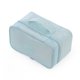 thumbnail image 1 of Organizador de ropa interior cuadrado para viaje, bolsa de equipaje, capacidad de malla visible, impermeable, azul Hy, 1 of 5