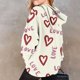 thumbnail image 5 of Sudadera con capucha para niños, camiseta de manga larga con estampado de cuello redondo para niños y niñas mayores, sudadera con capucha, top de poliéster para niña, 5 of 6